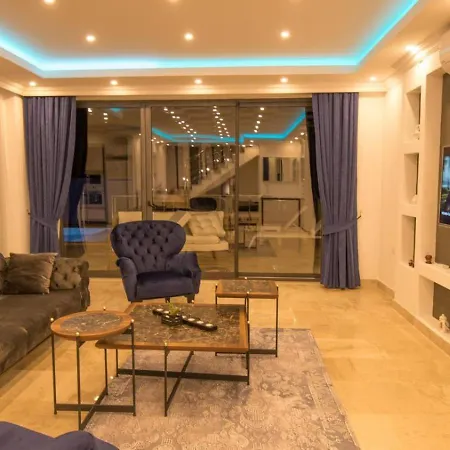2 Bedroom Secluded With Private Pool Hot Tub Villa Kalkan